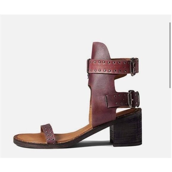 New Free  People Happiness Heeled Sandals Size 39 US 9 - Picture 6 of 9